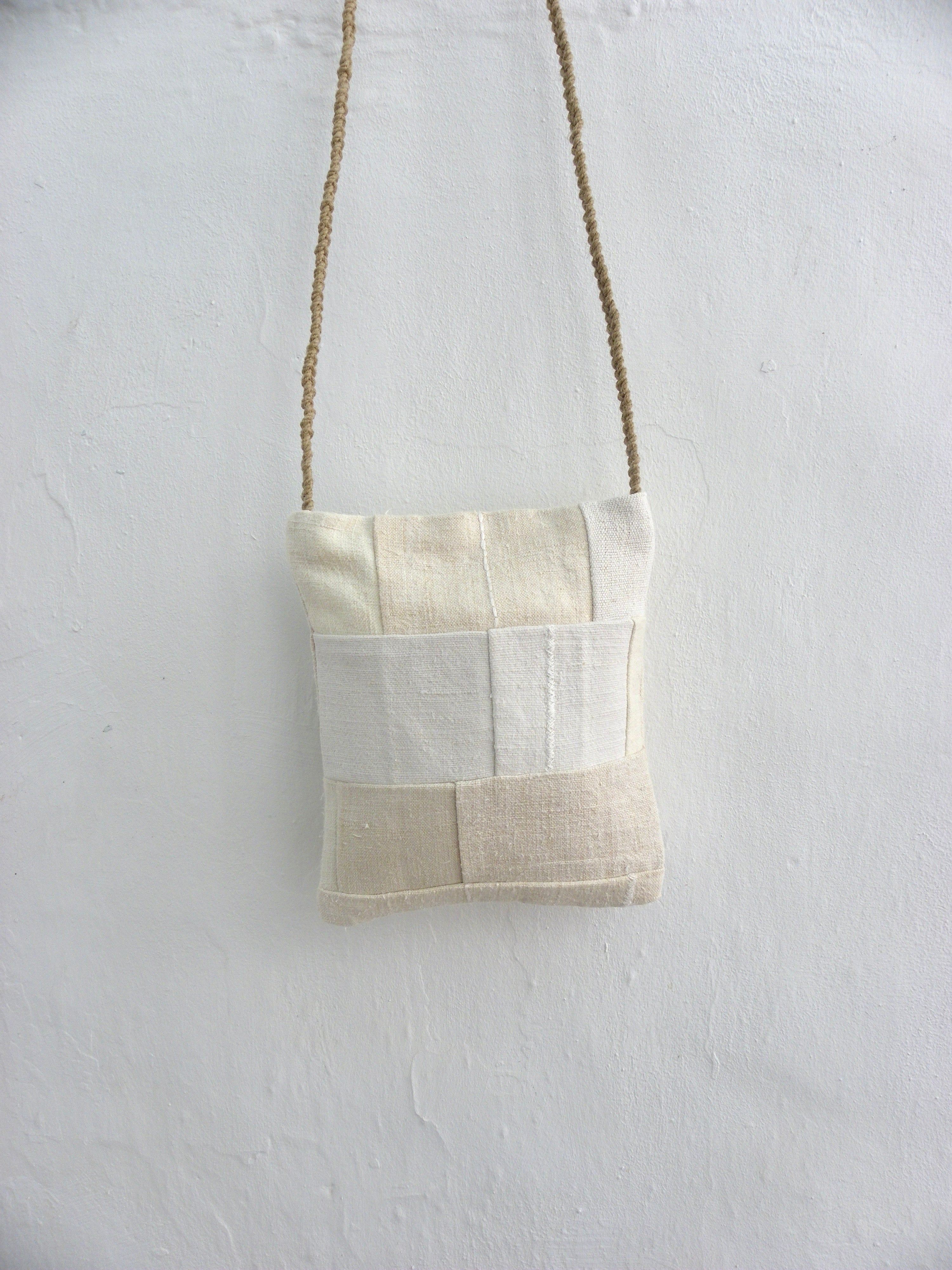 Mini saquet de patchwork.