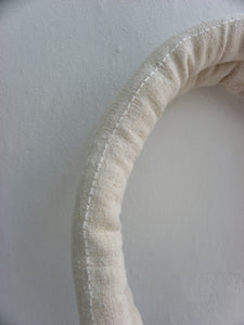 Bossa de patchwork with antique embroidery.