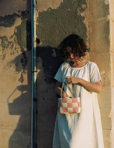 “The rubia tinctorum chess bag”